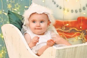 We are looking for our front page Christmas Baby