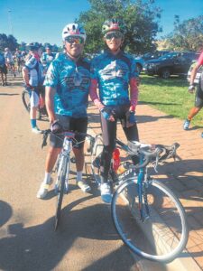 Cycling duo to ride in memory of dear friend