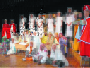 Learners in Nativity play