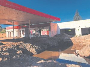 Abandoned petrol station declared problem building