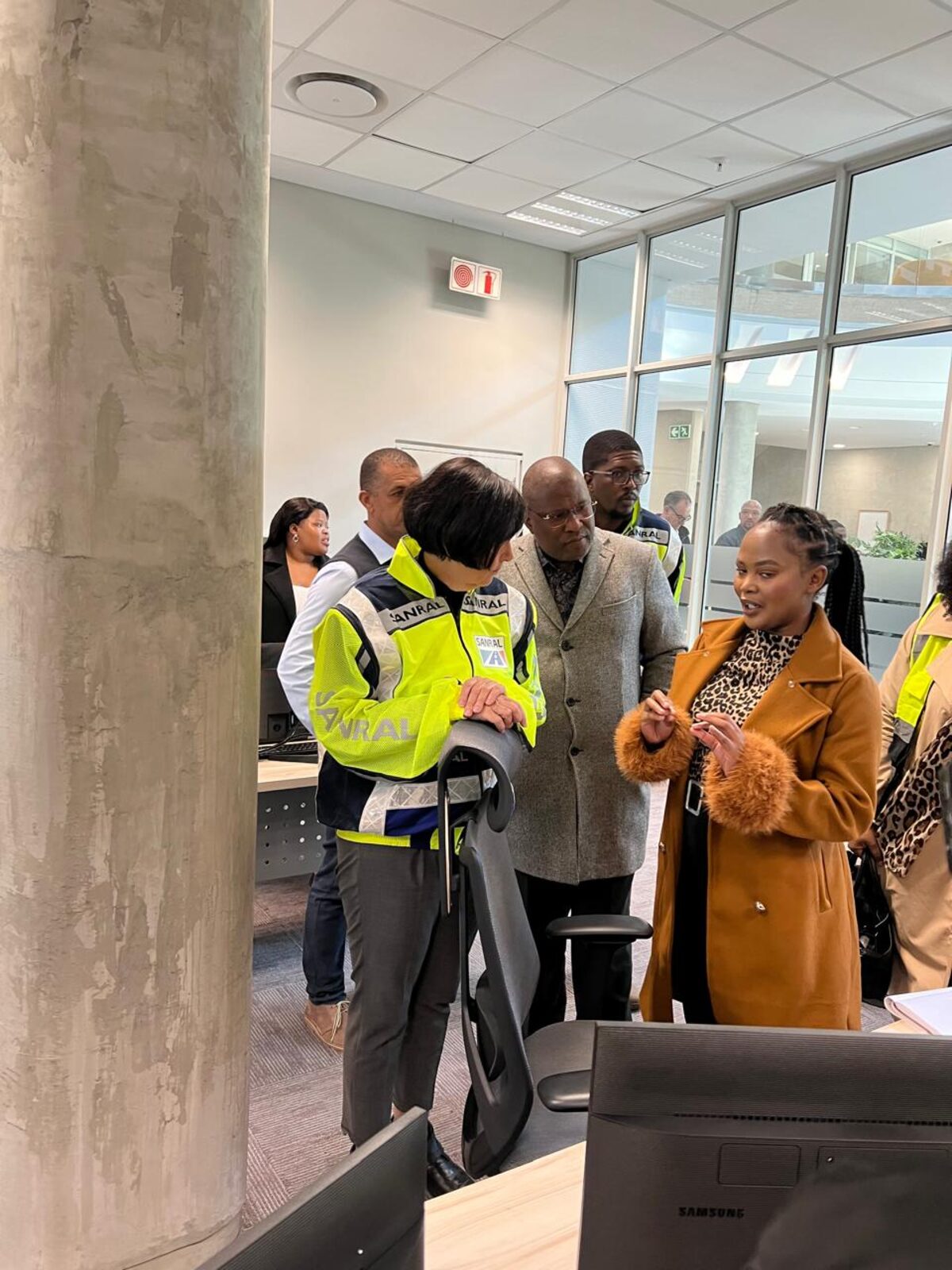 SANRAL's engineers told the minister all incident management data will be fed directly to the Traffic Management Centre for immediate action.