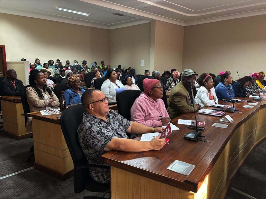 The attendees at the SMME workshop in Kariega.