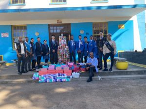Youth build impressive ‘tower’ for charity