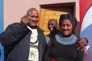 Community helps rebuild fire victims’ home on Mandela Day