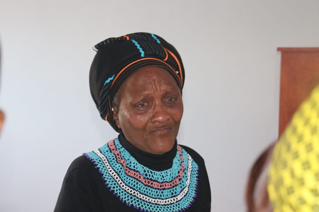 Nowandile Ntshanyana couldn't hold back her tears of joy as her new home was presented to her.