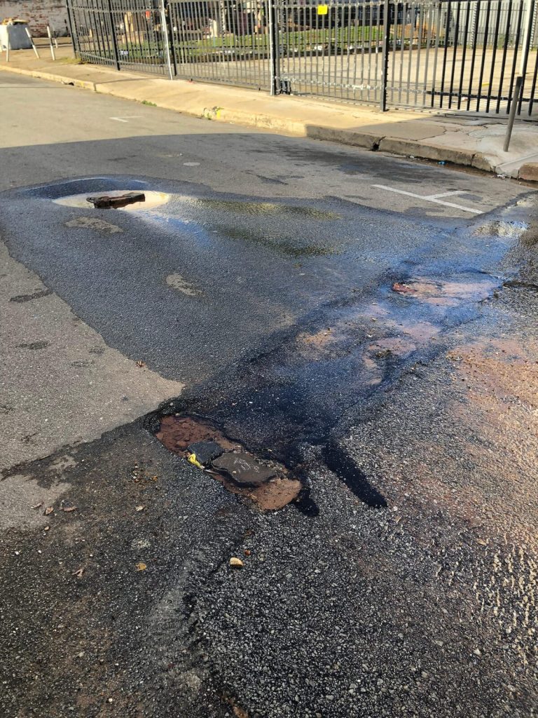 The water leak in Daly Street, Kariega CBD has allegedly been a recurring issue for months, with clean water coming out of a crack in the road.