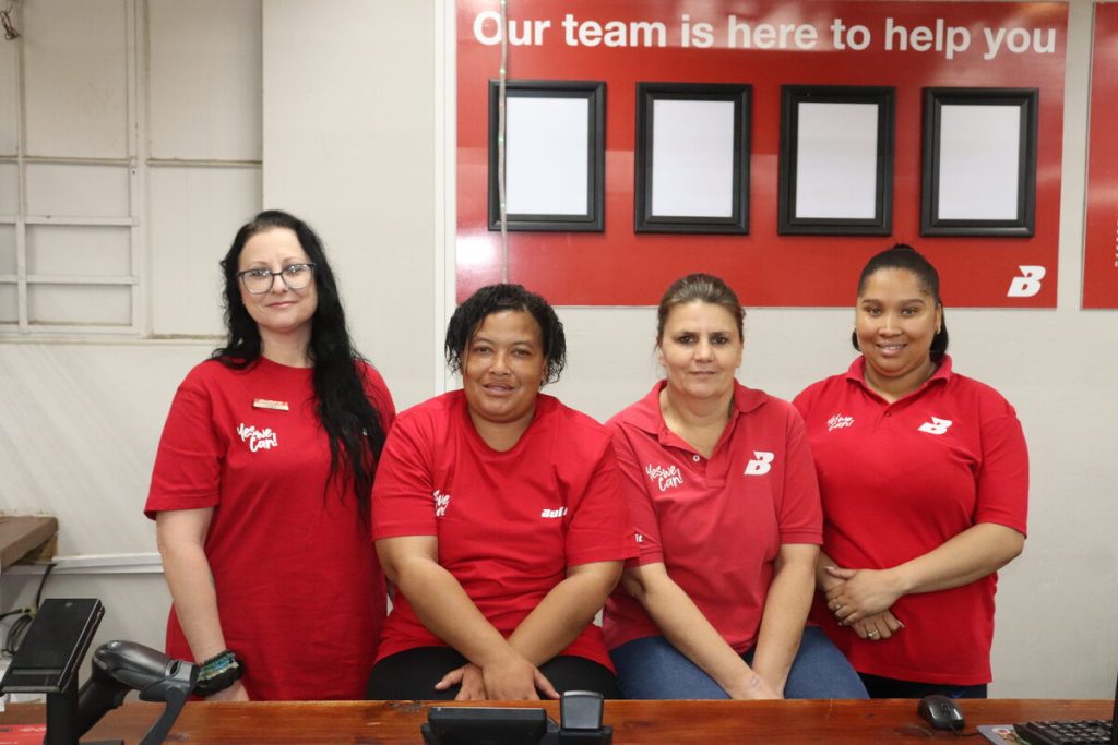 The Build it Kariega admin staff.