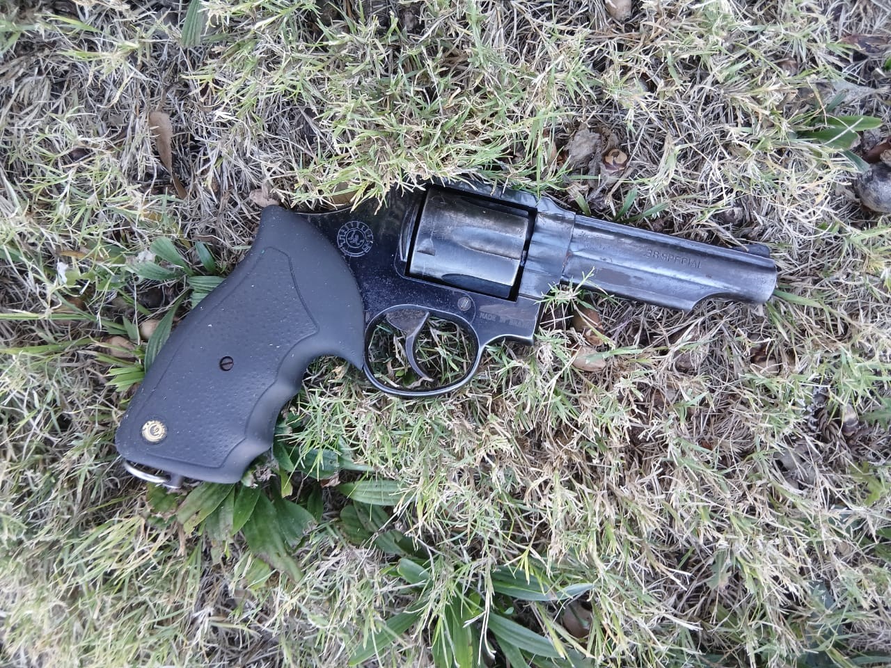 One of the firearms that were recovered by SAPS.