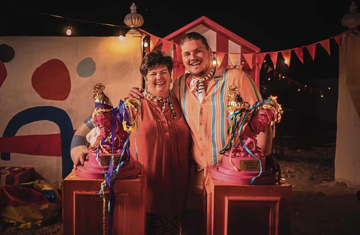 Mom Hanna and son Dirk van der Westhuizen, both from Aberdeen, won kykNET's hit food reality show 'Kokkedoor: Son & See', taking home R500,000.