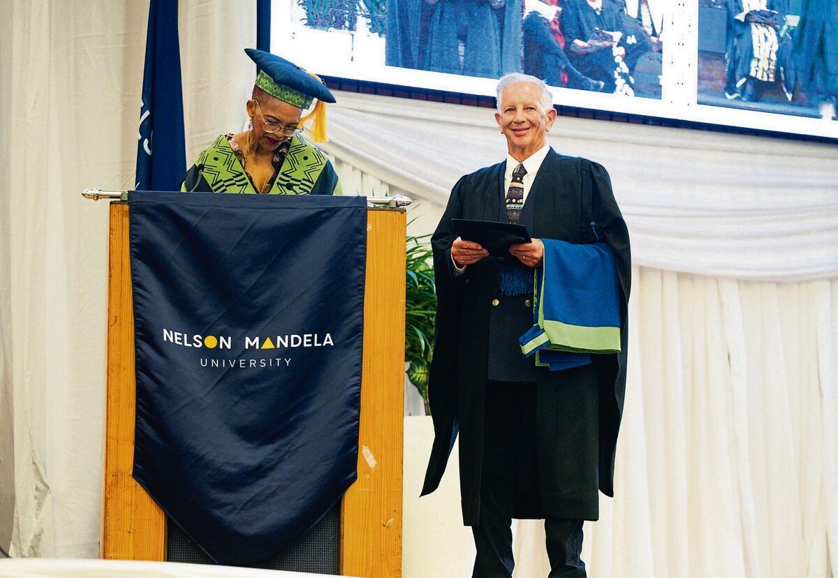 Richard Borain received his Master of Pharmacy (MPharm) degree at Nelson Mandela Bay University's summer graduation ceremony.