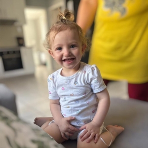 ‘Miracle baby’ Mi-Landri thrives after life-saving heart surgery