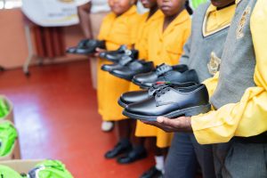 School shoes for KwaNobuhle learners