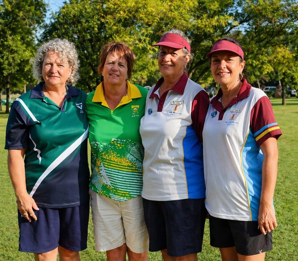 Vier ‘goue susters’ van Despatch maak geskiedenis in jukskei