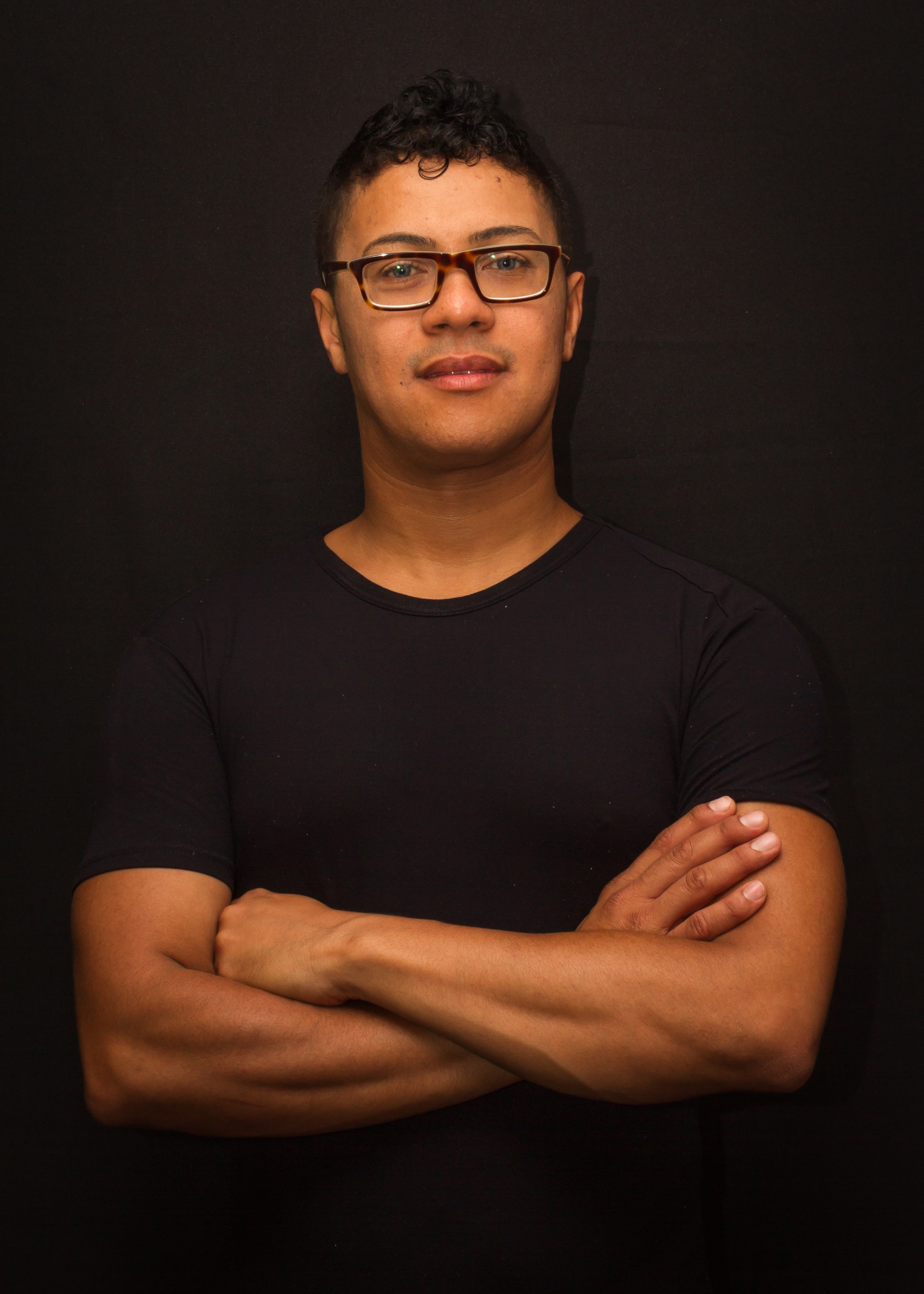 Man standing with arms crossed