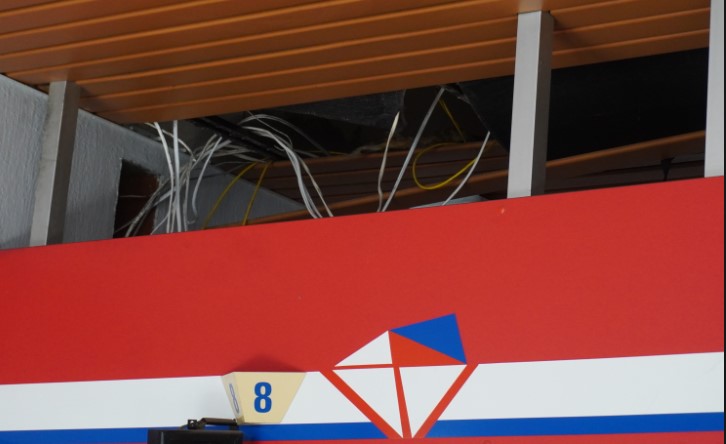 Stripped bare: DA finds gutted electrical infrastructure at Kariega post office.