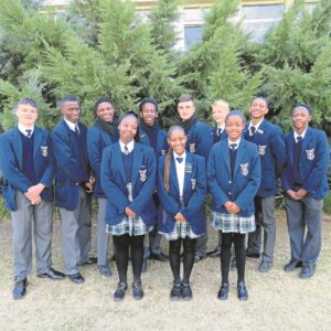 Joining hands to represent their home and surrounds