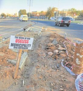 Bad repairs causing damage to cars in Stateway