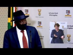 Bheki Cele on Crime stats LIVE