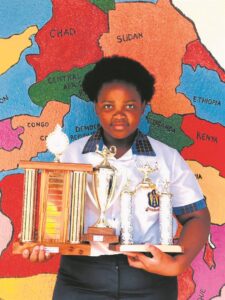 Top achiever in her grade