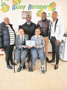 Grasp of water spotlit