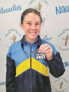 Wen silwer op veldfiets