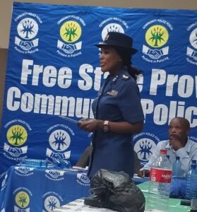 Colonel Mkhumbeni leads Community Imbizo to strengthen ties between SAPS and local residents