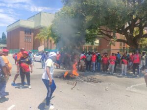Protest to remove Matjhabeng mayor from office has tempers flaring