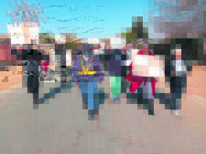 Marching for the safeguarding of youths against drugs