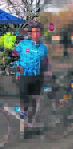 Rider has the wind at his back