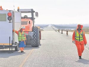 Take control for road repair