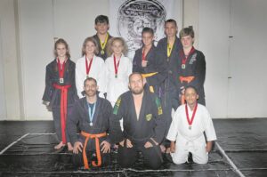 Showing skills in competition