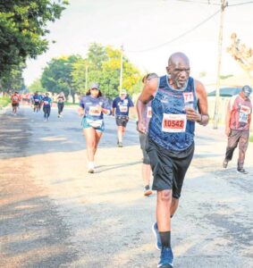 Still running marathons at 77