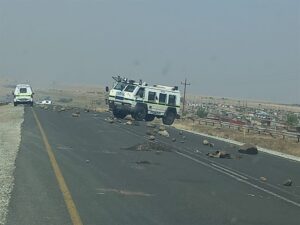 N1 by Ventersburg gesluit oor geweldadige betogings