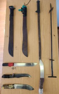 Large groups of youths in K9, Kutlwanong, involved in gang fighting, were dispersed by SAPS