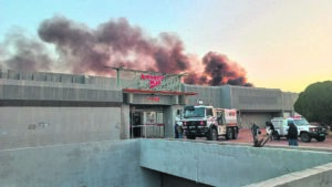 Fire at Amogela Mall damages property