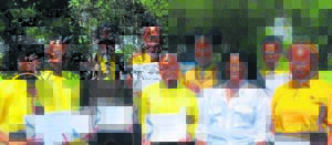 Honoured for hard work