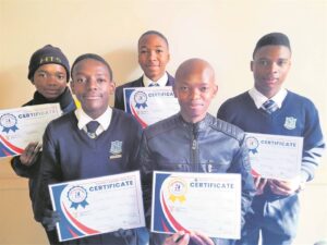 Obtain first place in district as a team