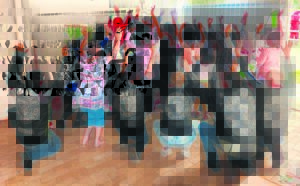 Bikers rally for kids