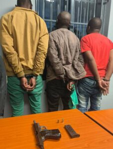Police arrest three men in Welkom CBD