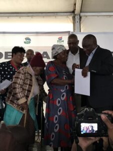 Residents plead with Pres. Ramaphosa