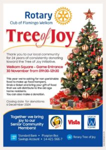 Rotary Club Tree of Joy will soon sparkle