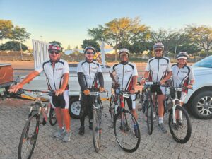 Cycling tour taken in stride