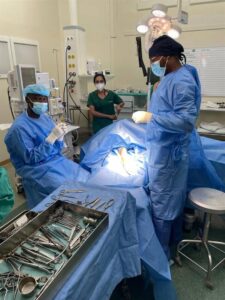 Surgeons take on backlog