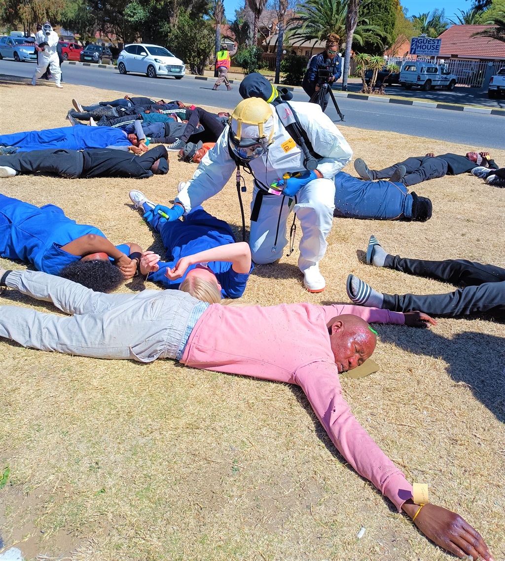 To the uninformed passer-by the multiple fatalitie