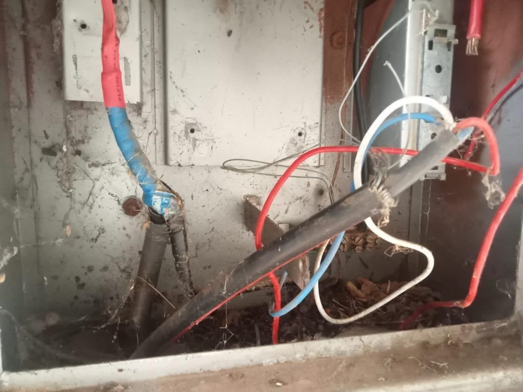 Municipal disconnected electricity and removed the