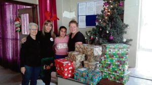 Fill shoe boxes with joy