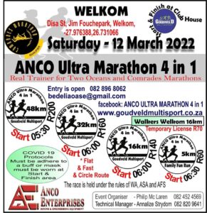 Atlete en stappers welkom