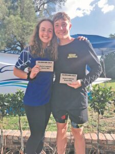 Soos visse in die water