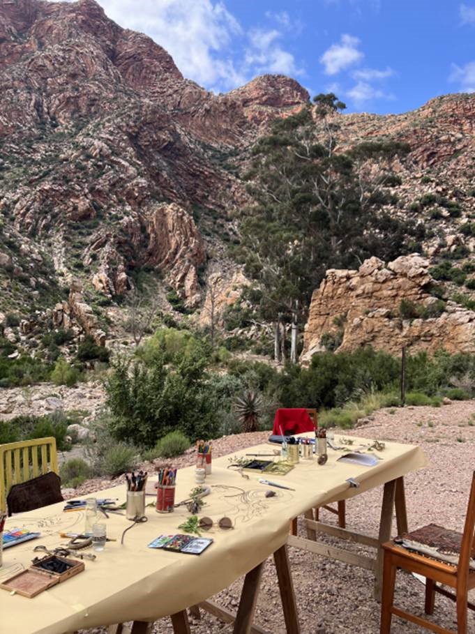 Drawing with mindfulness