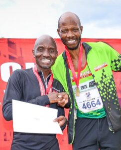 Runners take to podium